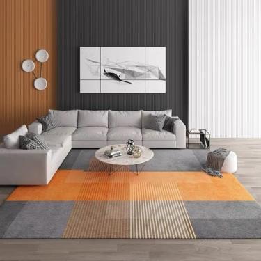 Imagem de Luz moderna de luxo sala estar tapete completo sofá mesa café almofada decoração para casa quarto tapete, 12,40x60cm (1.3x2ft)