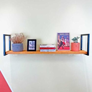 Imagem de Prateleira de Ferro e Madeira Industrial de Parede Style 1 Prateleira 