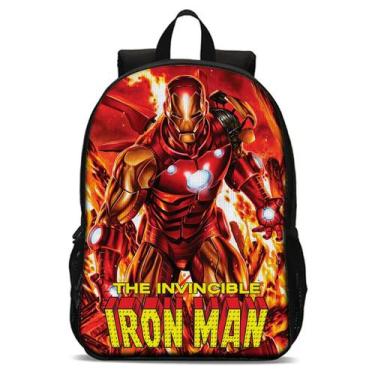 Imagem de Mochila Escolar Avulsa Infantil Homem de Ferro Menino  - Use Thuco