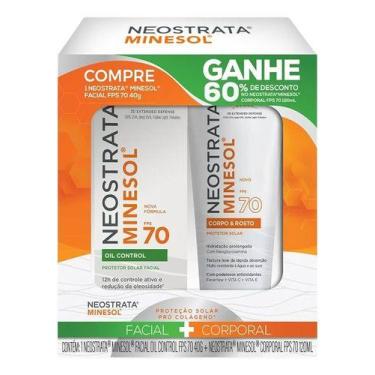 Imagem de Kit Protetor Neostrata Minesol Fps 70 Facial + Corporal - Farmax 
