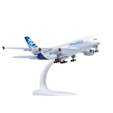 Imagem de ANTSIR Modelo de avião A380 modelo de avião fundido em escala 1/400 de metal A380 modelo de avião protótipo para presente colecionável