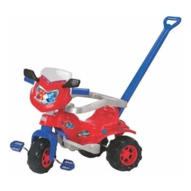 Imagem de Triciclo Red Magic Toys 2815 Vermelho Com Azul, Vermelho, Azul