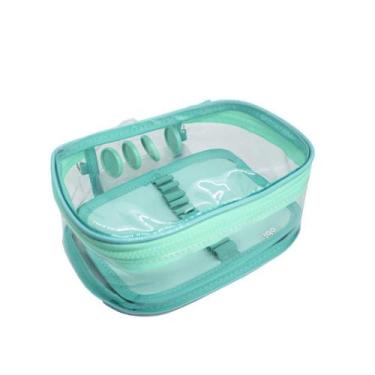 Imagem de Estojo BOX BIG ULTRA Clear Turquesa - Obi do Brasil