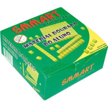 Imagem de Material Dourado do Aluno em Madeira com 111 Peças 1 - SMMART