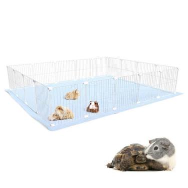 Imagem de Cercado Aramado Porquinho da Índia 120x150 Cm Malha Estreita 2,5x15cm 