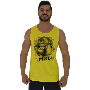 Imagem de Regata Clássica Masculina MXD Conceito Monkey King, GG, Amarelo