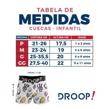 Imagem de Kit 30 Cuecas Infantil Boxer Droop!, Variados, GG