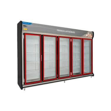 Imagem de Kit 5 Borrachas Freezer Expositor Para Polofrio 5 Portas 50x150 - PROL