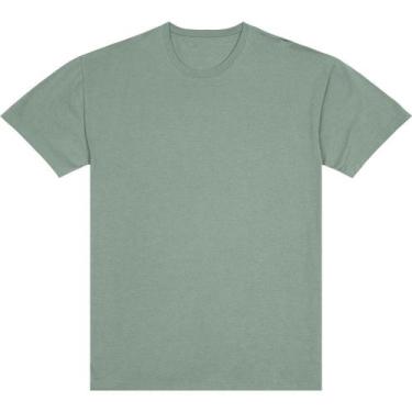 Imagem de Camiseta Manga Curta Básica Masculina Basicamente Ref 123985, Verde 41