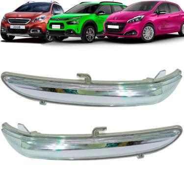 Imagem de Par Pisca Seta Retrovisor Citroen C4 Cactus Peugeot 208 2008