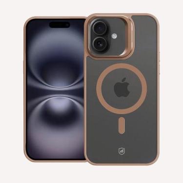 Imagem de Capa case capinha para iPhone 16 - MagSafe Titanium Desert - Gshield