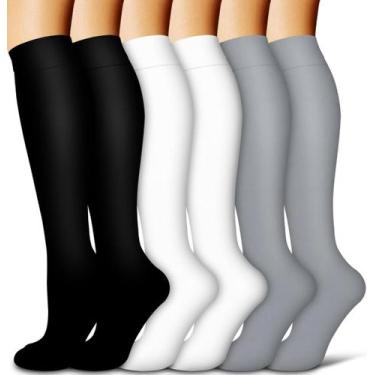 Imagem de Meias de Compressão COOLOVER com Cobre - 6 Pares (Masculino e Feminino