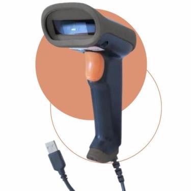 Imagem de Leitor De Codigo De Barras Danfe Super Rápido Com Fio Usb 1D Com Nota 