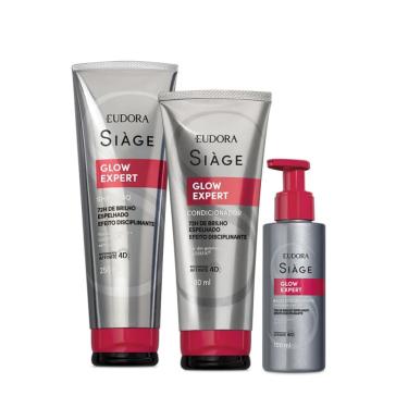 Imagem de Eudora Siage Glow Expert: Shampoo E Condicionador E Balm Disciplinante