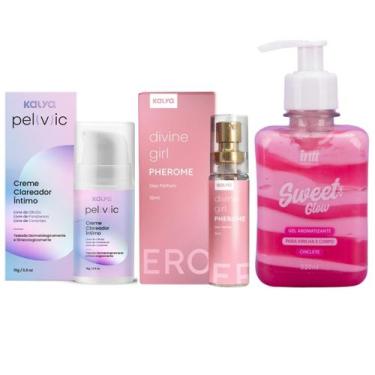 Imagem de Creme Beijável Clareador Virilha Perfume Feromonios Divine G - Kalya