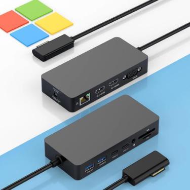 Imagem de Monitores triplos Surface Dock HDMI+VGA com adaptador de alimentação 1