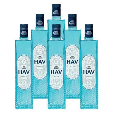 Imagem de Gin HAV Dry Gin Garrafa de Vidro 750ml 6 Unidades