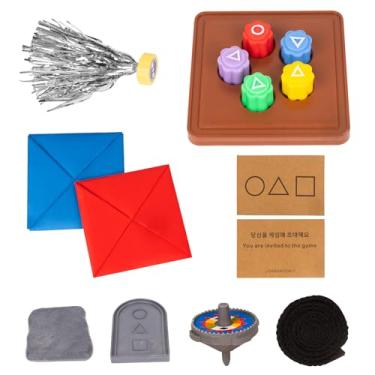 Imagem de Lerunah Gonggi Game, Gonggi Korean Game Stones Catching Game Set, Gonggi Dice Family Party Game