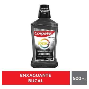Imagem de Enxaguante Bucal Colgate Total 12 Carvao Zero Acool 500ml