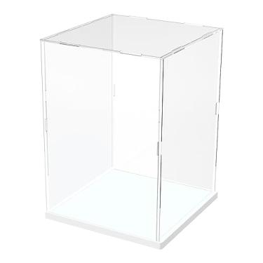 Imagem de Choowin Caixa De Acrílico Para Lego Cat 21349 R2D2 75308 Ninjago Mech 71794, Estojo Transparente Espesso Colecionadores, À Prova Poeira (Base Branca)