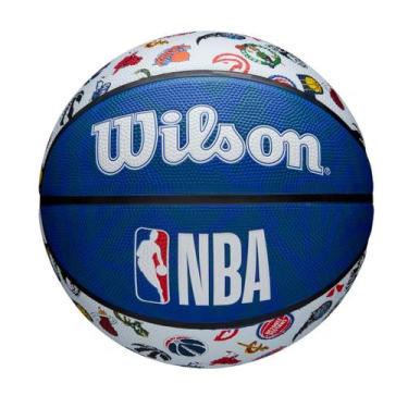 Imagem de Bola de Basquete Wilson Nba All Team Vermelho Branco Azul 7