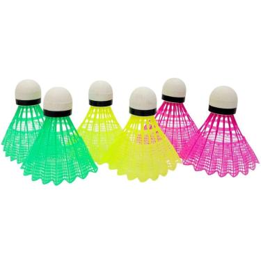 Imagem de Kit Com 6 Petecas De Badminton Para Treinos E Jogos Ys37173