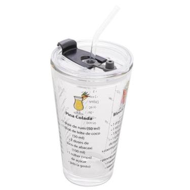Imagem de Copo Drink Lyor 450 ml com Canudo