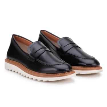 Imagem de Mocassim Masculino Social Casual GuGi Confortável com Sola Tratorada Antiderrapante 5400 (Preto, 41)