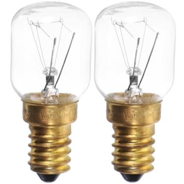 Imagem de Totority Lâmpadas De Filamento Tungstênio Retrô Para Geladeira, 2 Peças, 25W E14, 220-230V, Forno, Amarelo Quente, Uso Diário