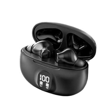 Imagem de Generic Fones de ouvido com tela LED, fone de ouvido compacto e leve 5.3 com cancelamento de ruído para corrida, esporte e fitness