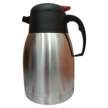 Imagem de GARRAFA TERMICA INOX PAREDE DUPLA JARRA BULE CAFE CHA ISOTERMICA GRANDE 1500ML TIPO JARRA 1,5L QUENTE E GELADA