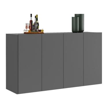 Imagem de Aparador Buffet 4 Portas Veneza Multimóveis V3555 Grafite Grafite
