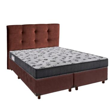Imagem de Kit Cama Box + Cabeceira + Colchão Casal D33 - Iso100 - Ortobom