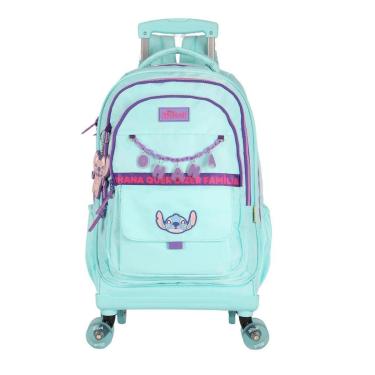 Imagem de MOCHILA LUXCEL INFANTIL STITCH OHANA COM RODAS MC50082SC-Feminino