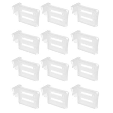 Imagem de 12 Unidades Divisor De Temperos Divisor De Porta De Plástico Divisores De Prateleira Do Congelador Placas Divisórias Expansíveis Expansível Roupa Íntima Pequenas Ferramentas Pp