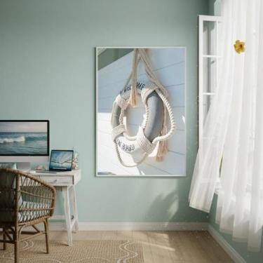 Imagem de Quadro Decorativo Boia Salva Vidas-70X50Cm - Quadros On-Line