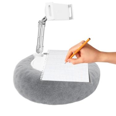 Imagem de Suporte de travesseiro para tablet | Suporte giratório para celular | Suporte de celular de mesa para penteadeira, suporte giratório para tablet