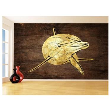 Imagem de Papel De Parede 3D Animais Pop Art Golfinho Cor 3,5M Pxa296 - Você Dec
