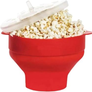 Imagem de Balde Pipoca Pipoqueira Silicone Para Micro-ondas