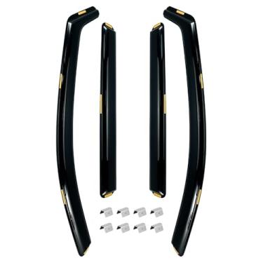 Imagem de Protetores de chuva para viseiras de janela adequados para Toyota RAV4 2020 2021 2022 2023 2024 2025, 4 peças