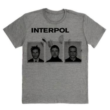 Imagem de Camiseta Algodao Interpol - Vistanervous, Cinza, EG
