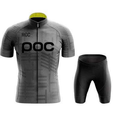 Imagem de Conjunto De Jersey E Culote De Ciclismo MTB Masculino De Secagem Rápid