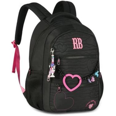 Imagem de Mochila Rebecca Bonbon com Chaveiro 48CM SOFT com Matelassê (sortida) 
