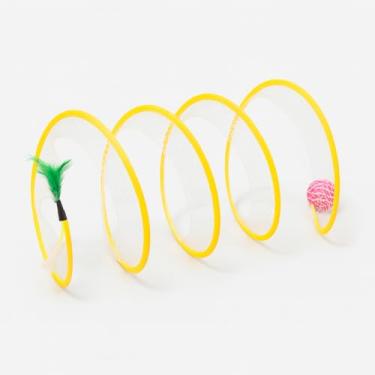 Imagem de Brinquedo Para Pets Túnel Labirinto Para Gatos Colorido Top, Dobrável, Resistente e Fácil de Guardar(SDD-06-5 - Tunel Espiral)