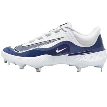 Imagem de Nike Chuteiras de beisebol Alpha Huarache Elite 4 Low NRG (FD2745-103), Branco, azul, 43