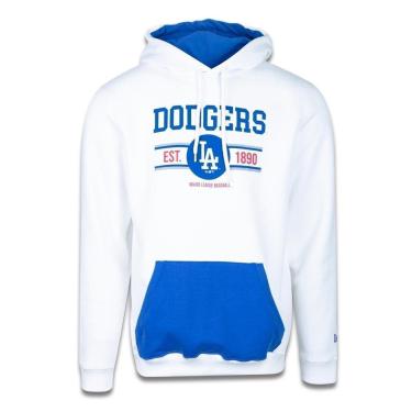 Imagem de MOLETOM CANGURU FECHADO MLB LOS ANGELES DODGERS CORE OFF WHITE NEW ERA-Masculino