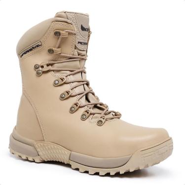 Imagem de Bota Impermeável Cano Médio Coturno Acero em Couro Bege API80BG-Masculino