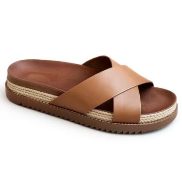 Imagem de Sandália Papete Moleca Feminino Original 5500.215 (Caramelo, BR, Adulto, Numérico, 34)