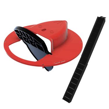 Imagem de Tampa de balde Flip N Slide Reutilizável Plástico Armadilha para Rato Estilo Porta Humana Letal Higiênica PP