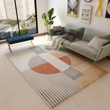 Imagem de Tapete de sala de estar com estampa de cristal vivo, veludo, tapete de quarto, decoração de casa (40x60 cm/2)